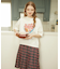 PLEATED PLAID SKIRT