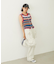 TWO-TYPE STRIPED KNIT VEST