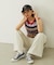 TWO-TYPE STRIPED KNIT VEST