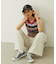 TWO-TYPE STRIPED KNIT VEST