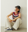 TWO-TYPE STRIPED KNIT VEST