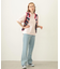 TWO-TYPE STRIPED KNIT VEST