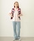 TWO-TYPE STRIPED KNIT VEST