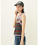 TWO-TYPE STRIPED KNIT VEST