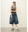 TWO-TYPE STRIPED KNIT VEST