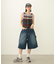 TWO-TYPE STRIPED KNIT VEST