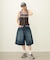 TWO-TYPE STRIPED KNIT VEST