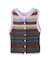 TWO-TYPE STRIPED KNIT VEST