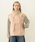 DEFORMED COLLAR DUCK VEST