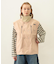 DEFORMED COLLAR DUCK VEST