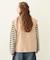 DEFORMED COLLAR DUCK VEST