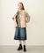 DEFORMED COLLAR DUCK VEST