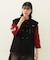 DEFORMED COLLAR DUCK VEST