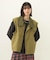 DEFORMED COLLAR DUCK VEST