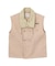 DEFORMED COLLAR DUCK VEST