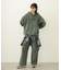GATHERED POCKET SWEAT CARGO PANTS