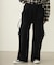 GATHERED POCKET SWEAT CARGO PANTS