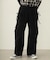 GATHERED POCKET SWEAT CARGO PANTS