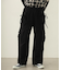 GATHERED POCKET SWEAT CARGO PANTS