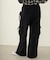 GATHERED POCKET SWEAT CARGO PANTS