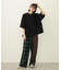 COMBINATION PLAID PANTS