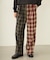 COMBINATION PLAID PANTS