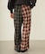 COMBINATION PLAID PANTS