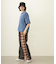 COMBINATION PLAID PANTS