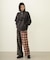 COMBINATION PLAID PANTS