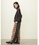 COMBINATION PLAID PANTS