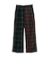 COMBINATION PLAID PANTS