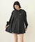 VOLUME SLEEVE HOODED BLOUSE