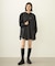 VOLUME SLEEVE HOODED BLOUSE
