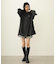 VOLUME SLEEVE HOODED BLOUSE