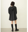VOLUME SLEEVE HOODED BLOUSE