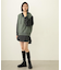 VOLUME SLEEVE HOODED BLOUSE