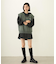 VOLUME SLEEVE HOODED BLOUSE