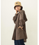 VOLUME SLEEVE HOODED BLOUSE