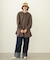 VOLUME SLEEVE HOODED BLOUSE