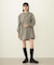 VOLUME SLEEVE HOODED BLOUSE
