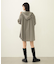 VOLUME SLEEVE HOODED BLOUSE