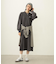 VOLUME SLEEVE HOODED BLOUSE