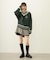 VOLUME SLEEVE HOODED BLOUSE