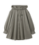 VOLUME SLEEVE HOODED BLOUSE