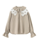 MULTI RUFFLE COLLAR BLOUSE