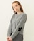 FLOWER ELBOW CARDIGAN
