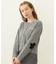 FLOWER ELBOW CARDIGAN