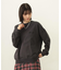 ICING LOGO WIDE CREW SWEAT TOP