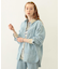 WIDE DENIM SHIRT