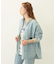 WIDE DENIM SHIRT